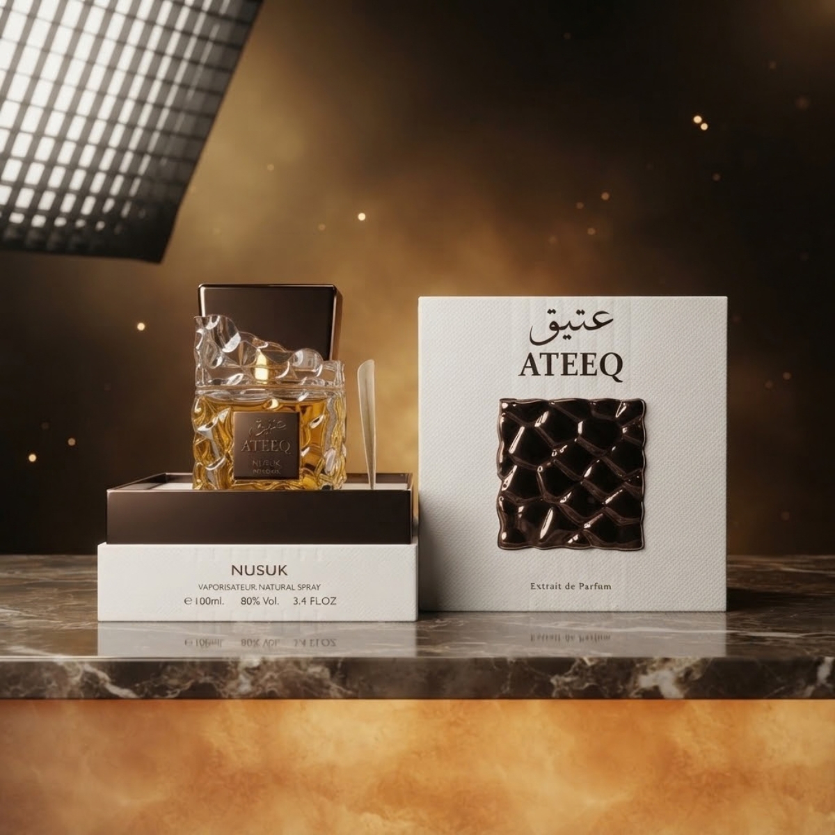 Perfume Ateeq Nusuk Masculino Extrait de Parfum 100ml