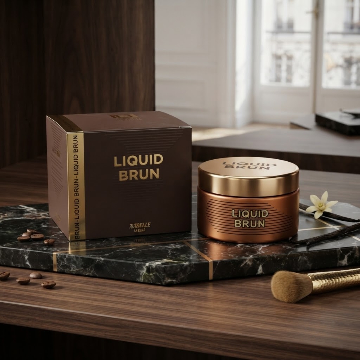 Creme Hidratante Corporal Liquid Brun Isabelle La Belle 200g  Luxo Árabe