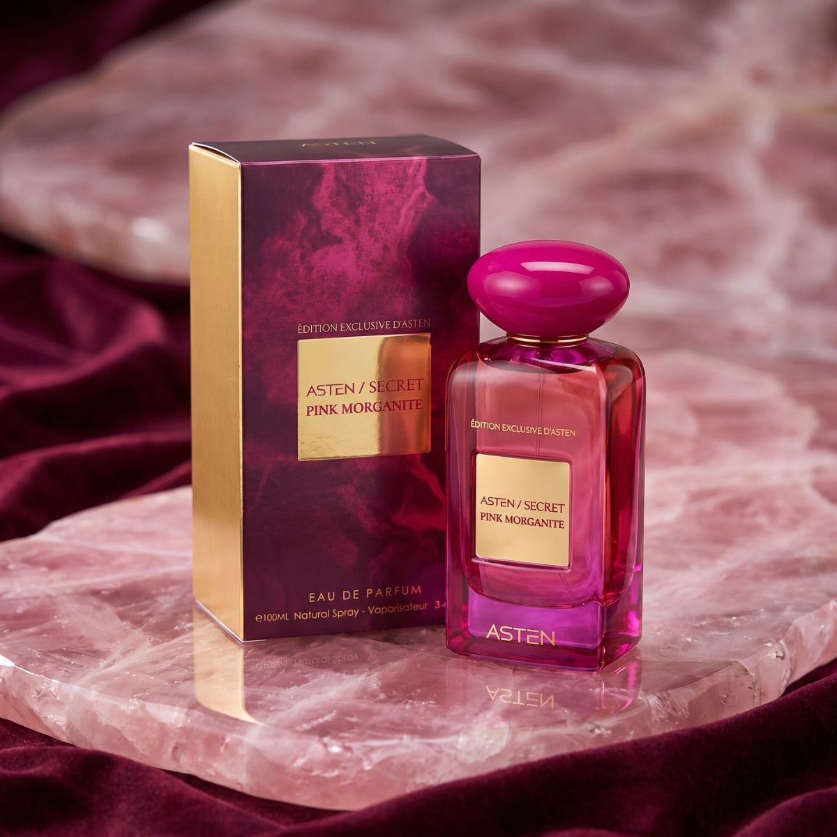 Perfume Asten Secret Pink Morganite Compartilhável EDP 100ml