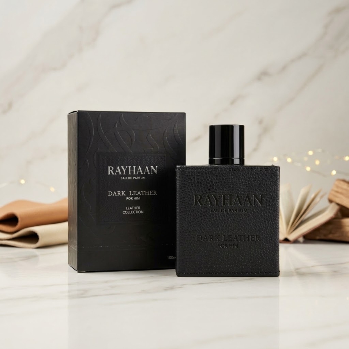Perfume Rayhaan Dark Leather For Him Eau de Parfum Masculino 100ml