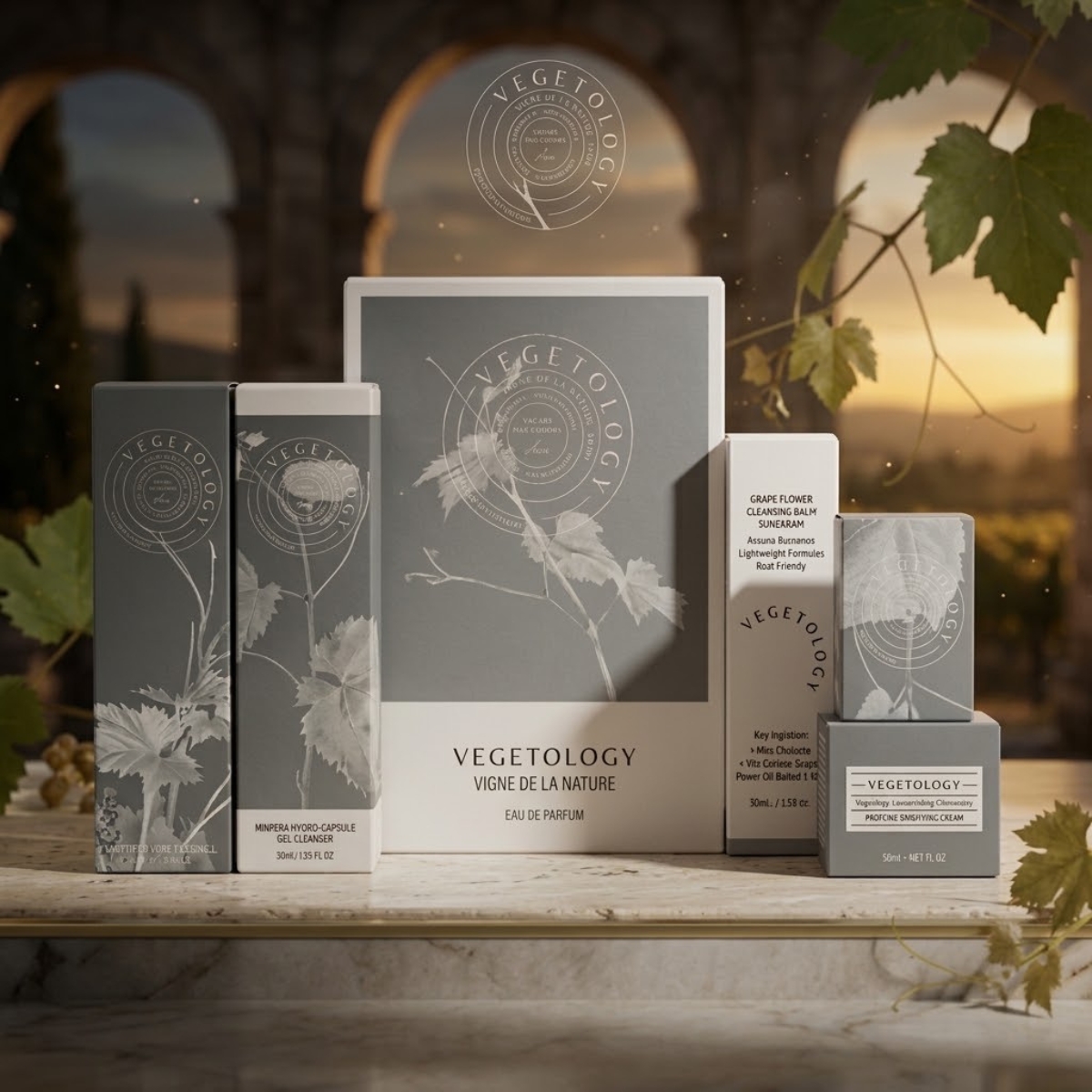 Kit Skincare Vegetology Viniferine Clareamento e Hidratação Completa Facial