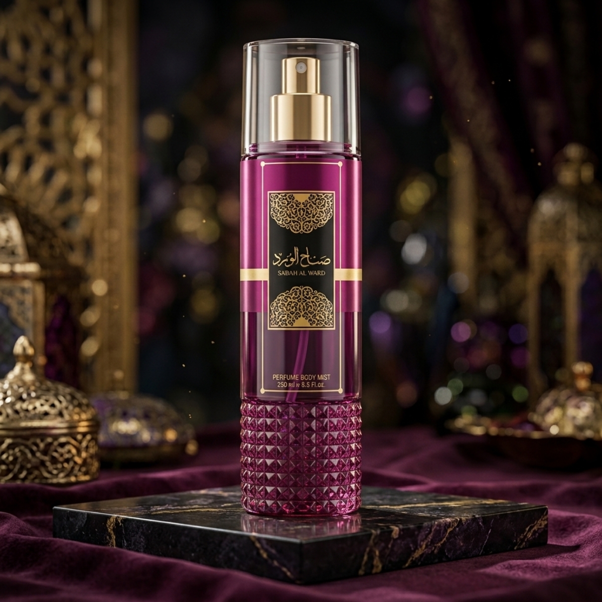 Body Splash Sabah Al Ward Al Wataniah Feminino 250ml