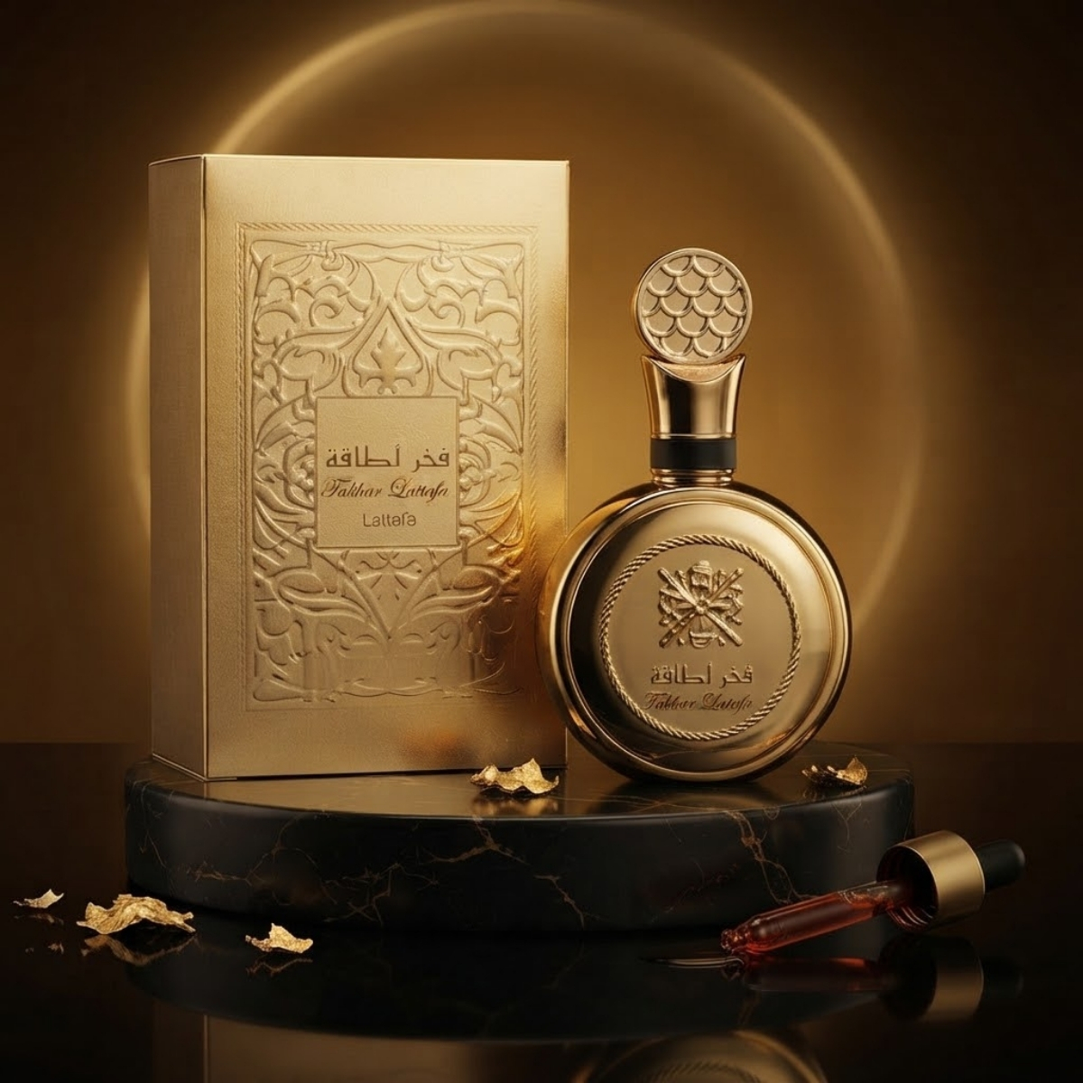 Perfume Árabe Fakhar Gold Extrait Eau de Parfum 30ml uníssex