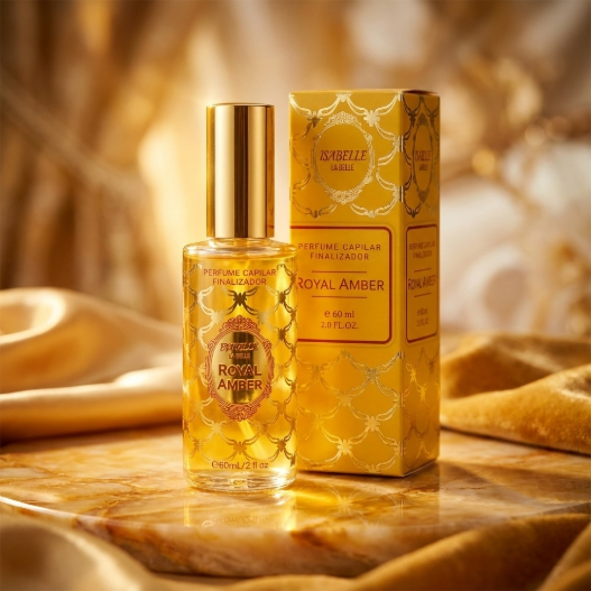 Perfume Capilar Finalizador Royal Amber Isabelle La Belle 60ml