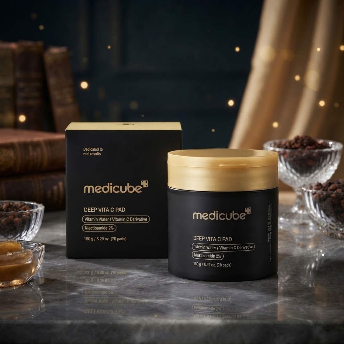 Medicube Deep Vita C Pad 150g, Máscara Facial Revitalizante