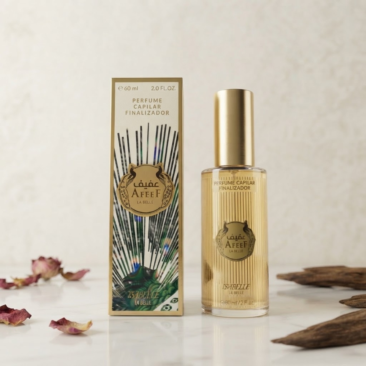 Perfume Capilar Finalizador Afeef  Isabelle La Belle 60ml Feminino