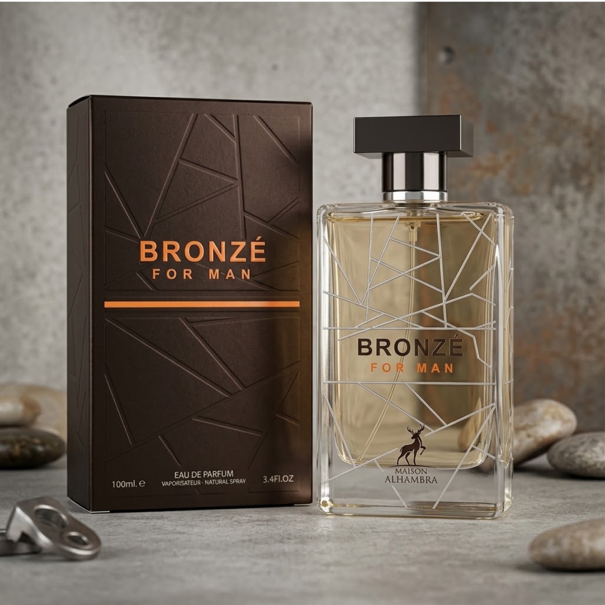 Perfume Bronzé For Man Maison Alhambra Eau de Parfum Masculino 100ml