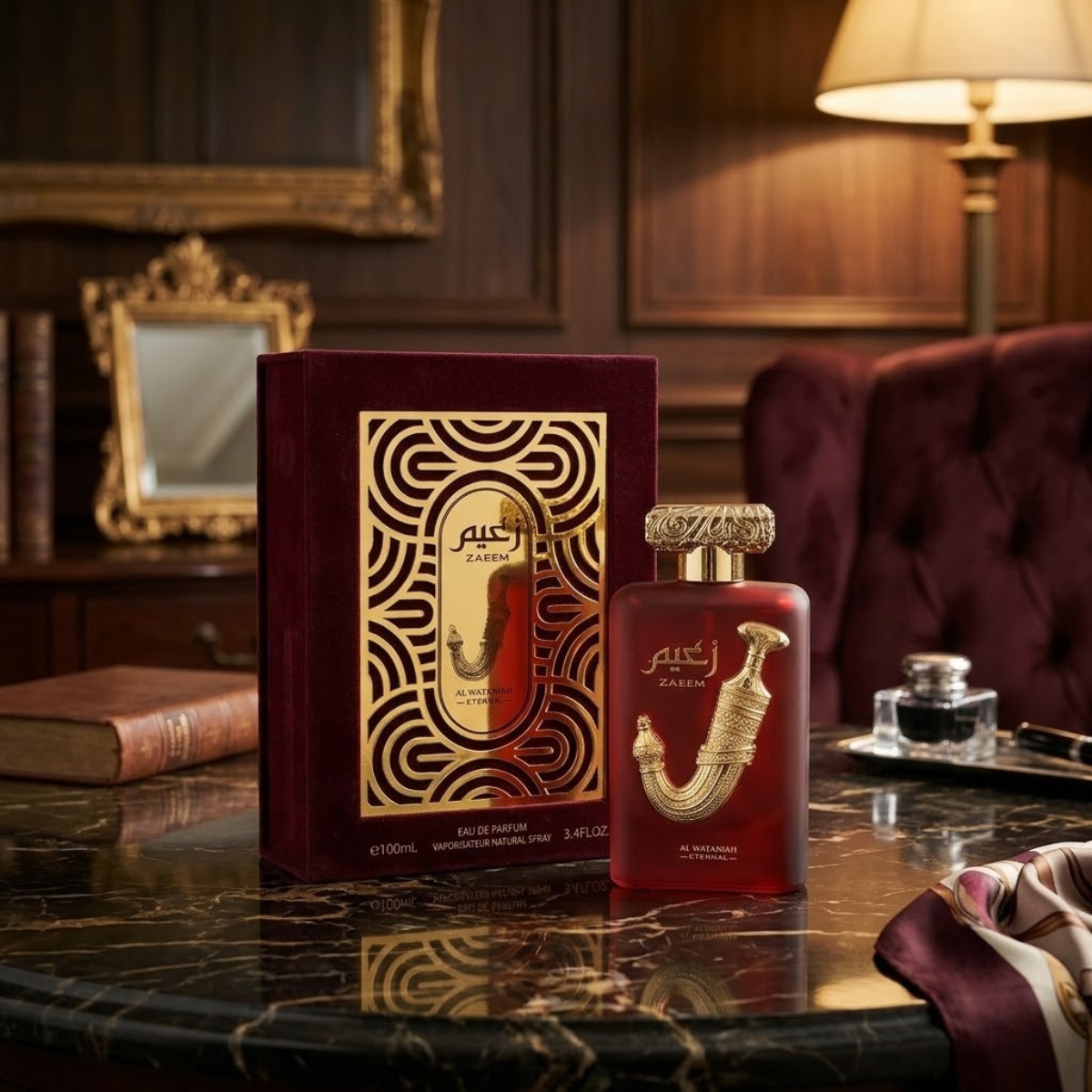 Perfume Árabe Zaeem Al Wataniah Eternal  Eau de Parfum Unissex 100ml