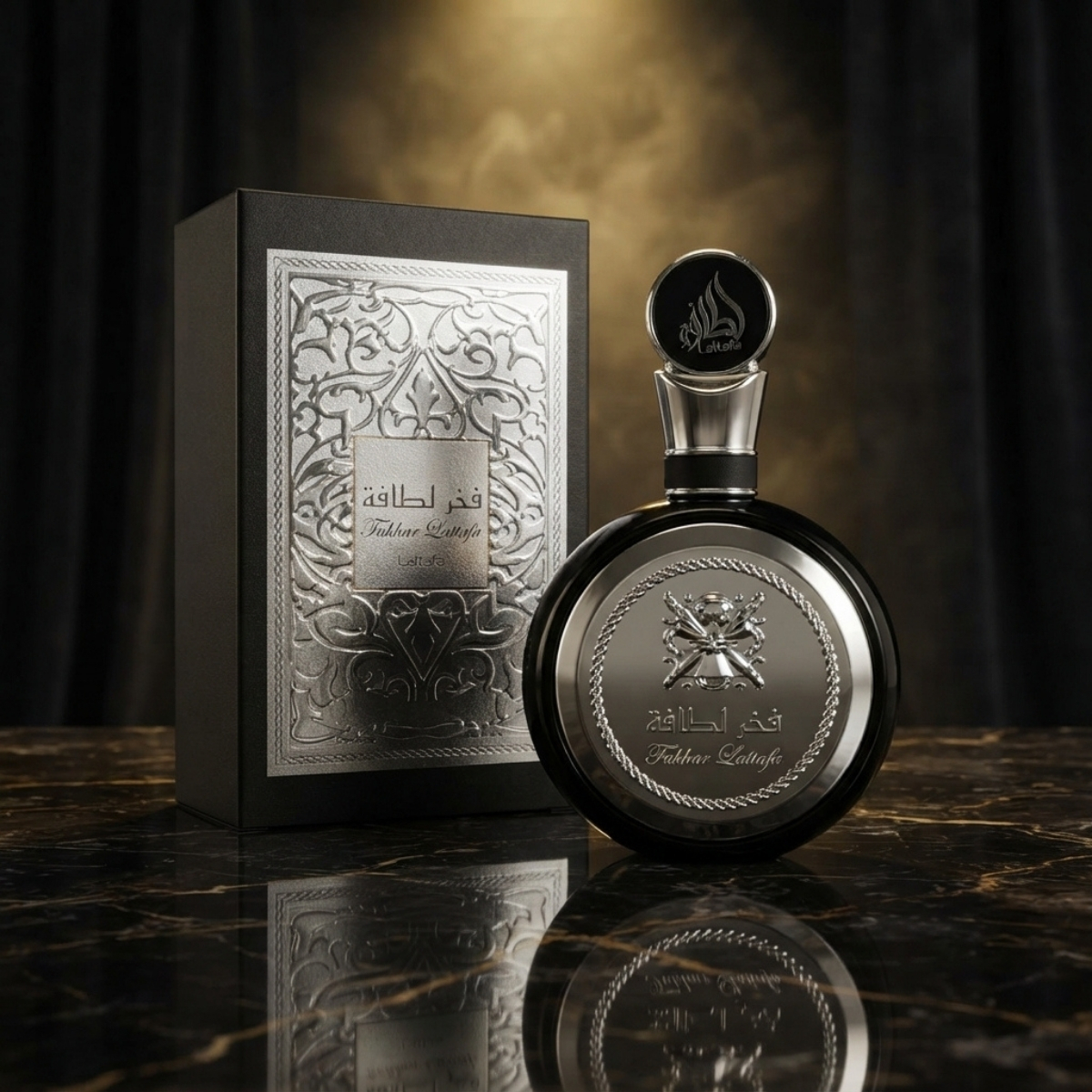 Perfume Masculino Fakhar Black Eau de Parfum Miniatura 30ml