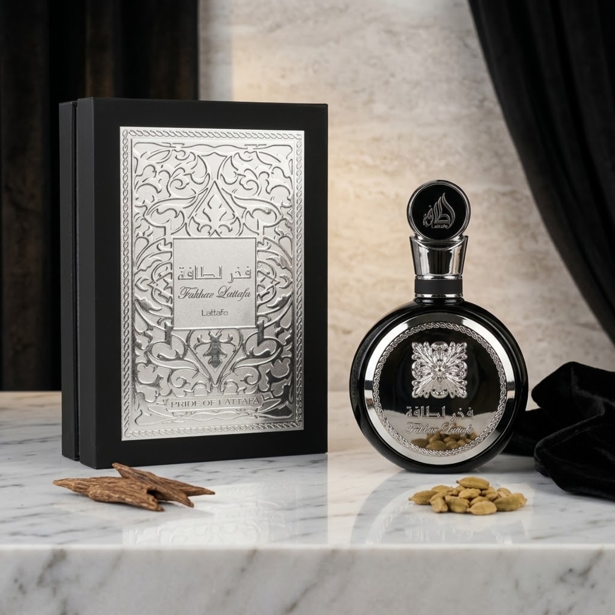 Perfume Importado Masculino Fakhar Black Edp 100ml Original