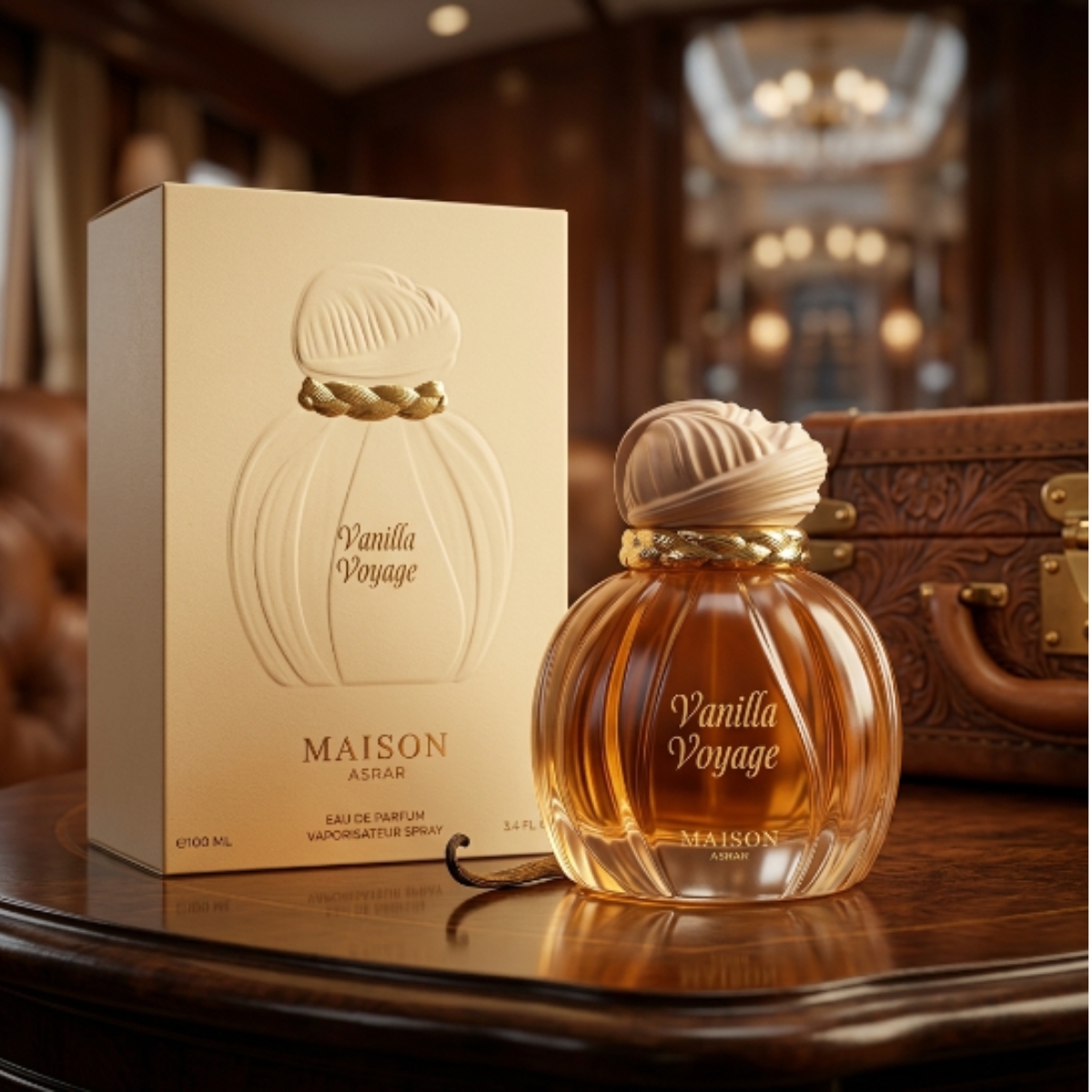 Perfume Vanilla Voyage Maison Asrar Unissex EDP 100ml