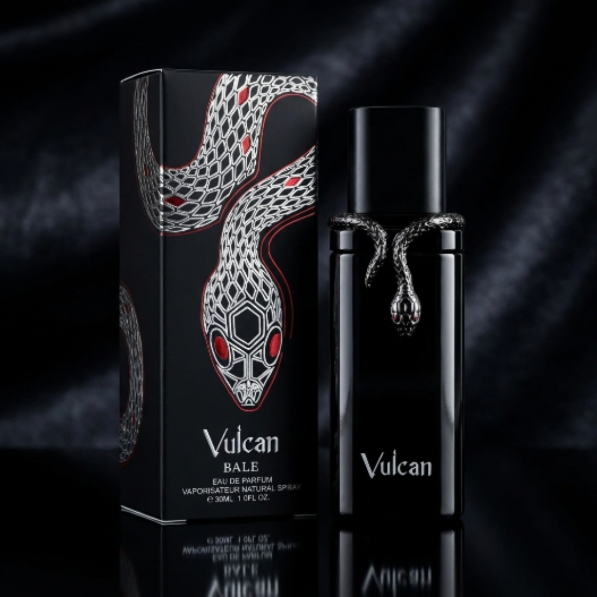 Perfume Unissex Vulcan Bale Black French Avenue Miniatura 30ml