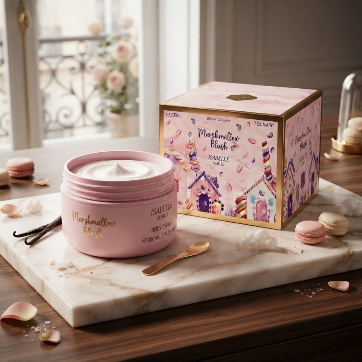 Notas Olfativas do Creme Corporal Marshmallow Blush Isabelle La Belle