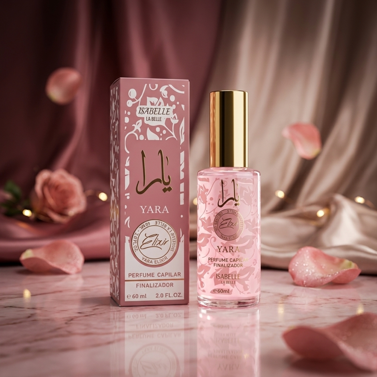 Perfume capilar Finalizador Yara Elixir 60ml Isabelle La Belle