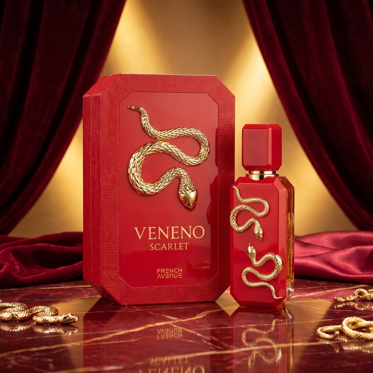 Perfume Veneno Scarlet French Avenue Unissex Extrait de Parfum 100ml