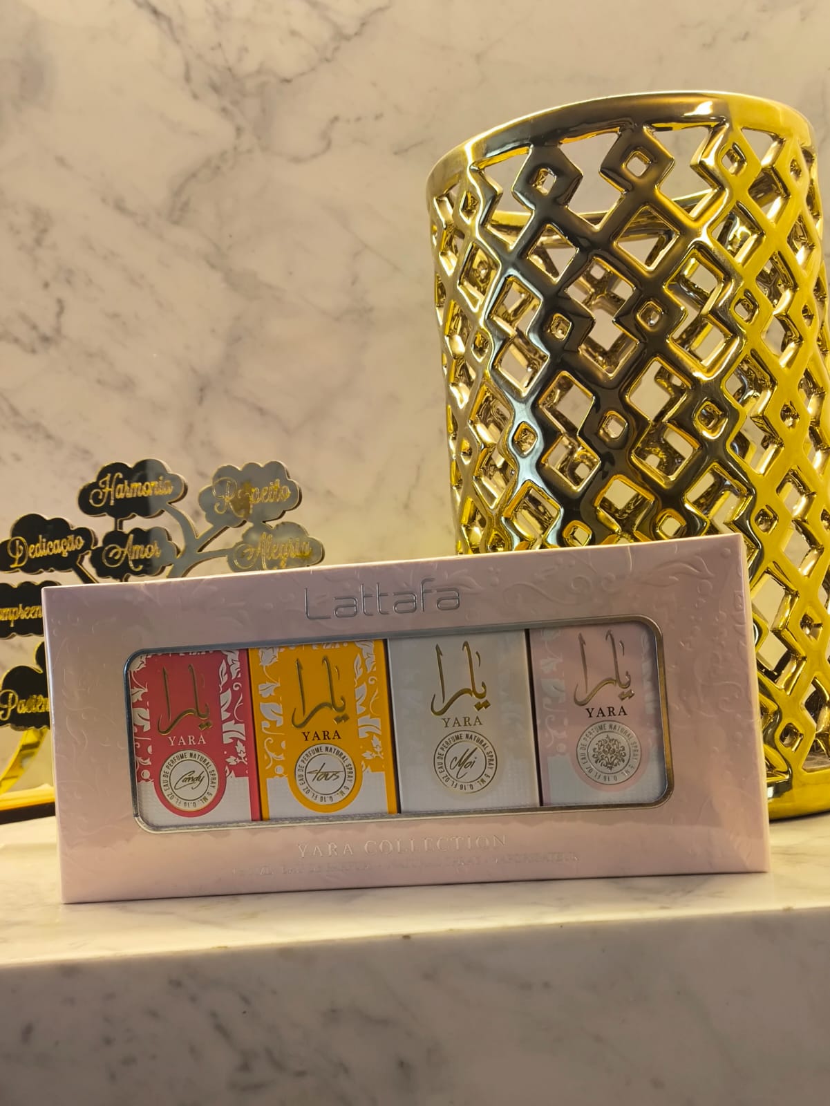Kit Miniaturas Perfume Yara Collection Feminino EDP 4x5ml