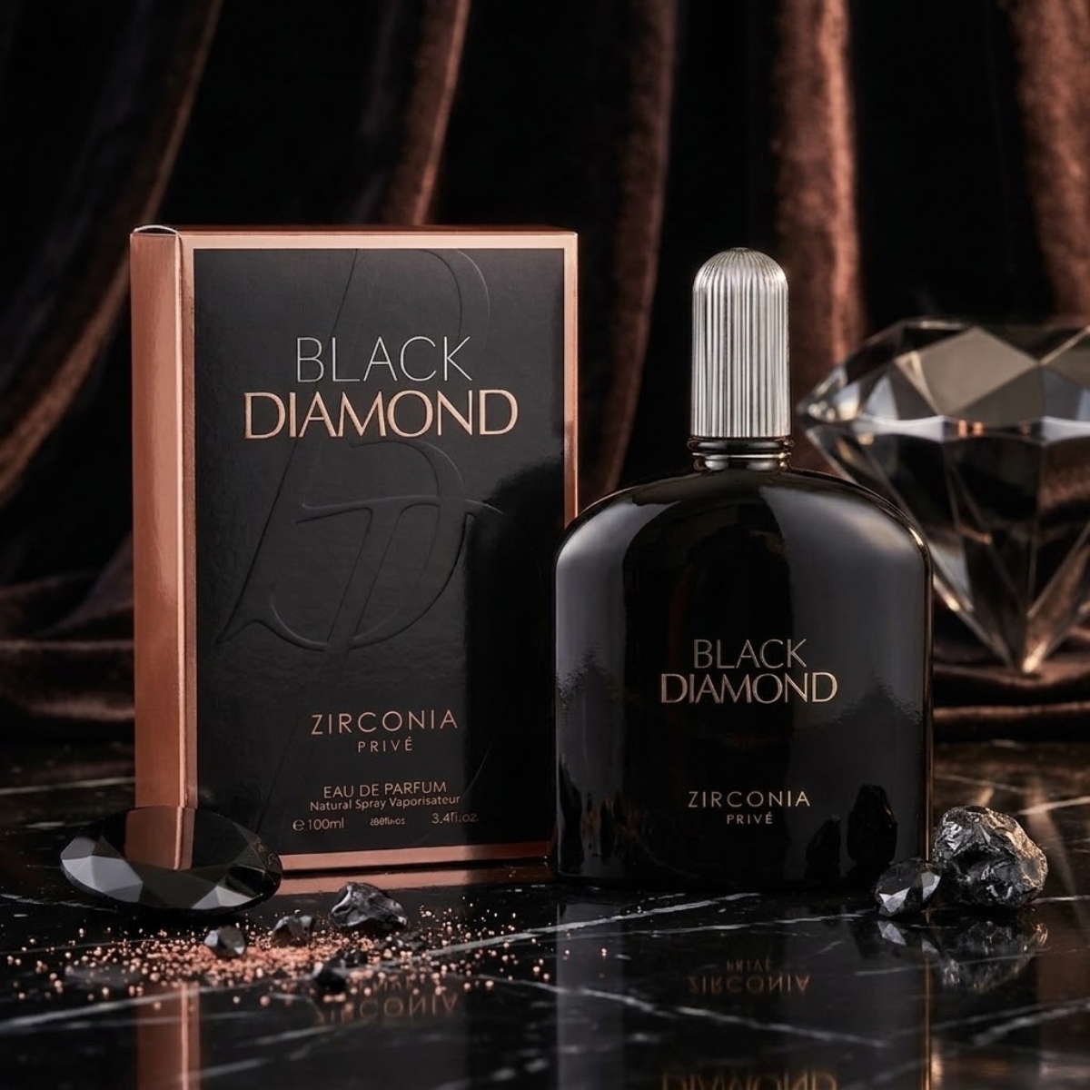 Perfume Black Diamond Zirconia Privé Eau de Parfum 100ml