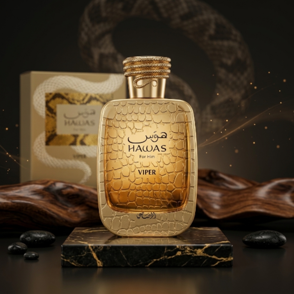 Perfume Hawas Viper Rasasi Masculino Eau de Parfum EDP 100ml