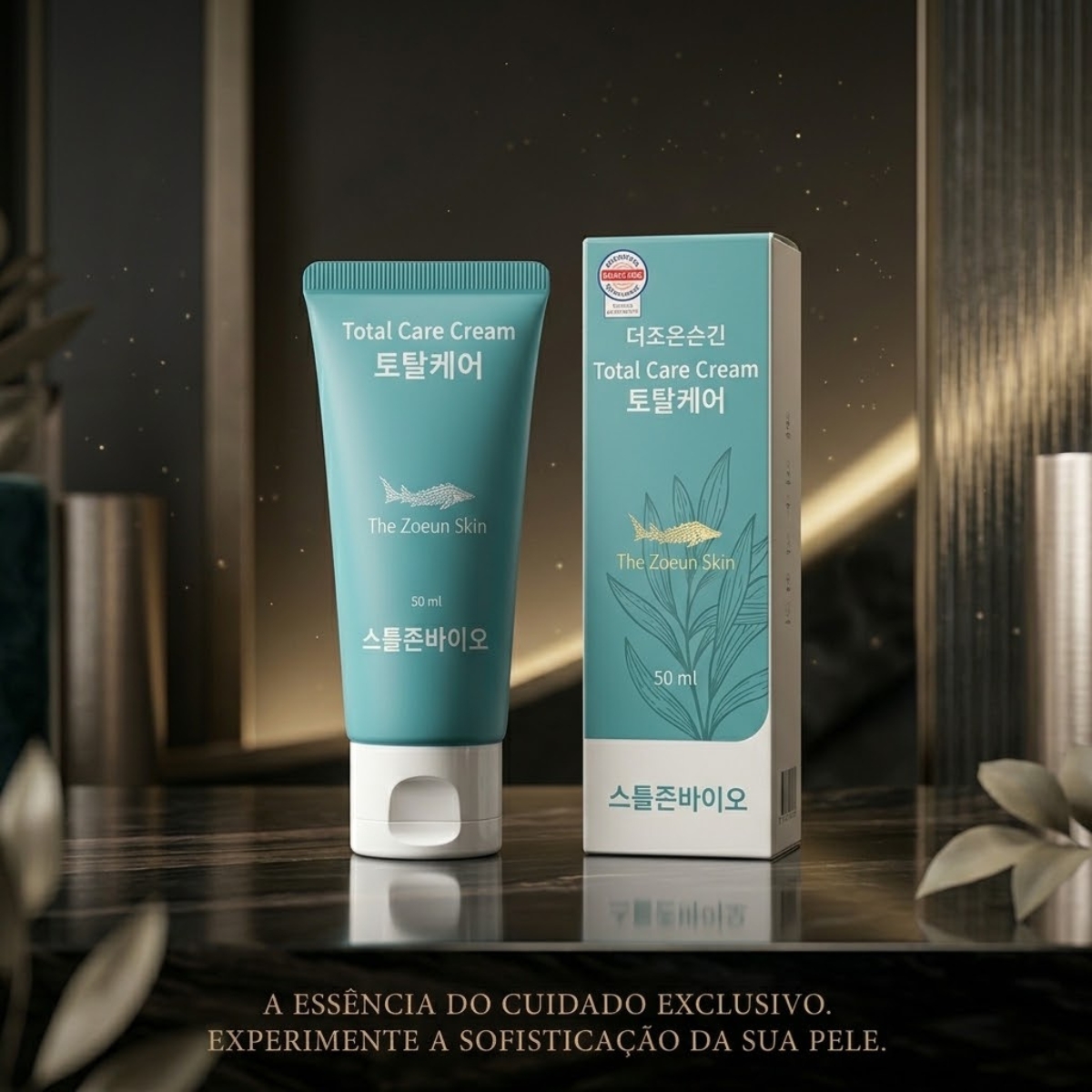 Creme Coreano The Zoeun Skin Total Care Cream 50ml Hidratante e Regenerador