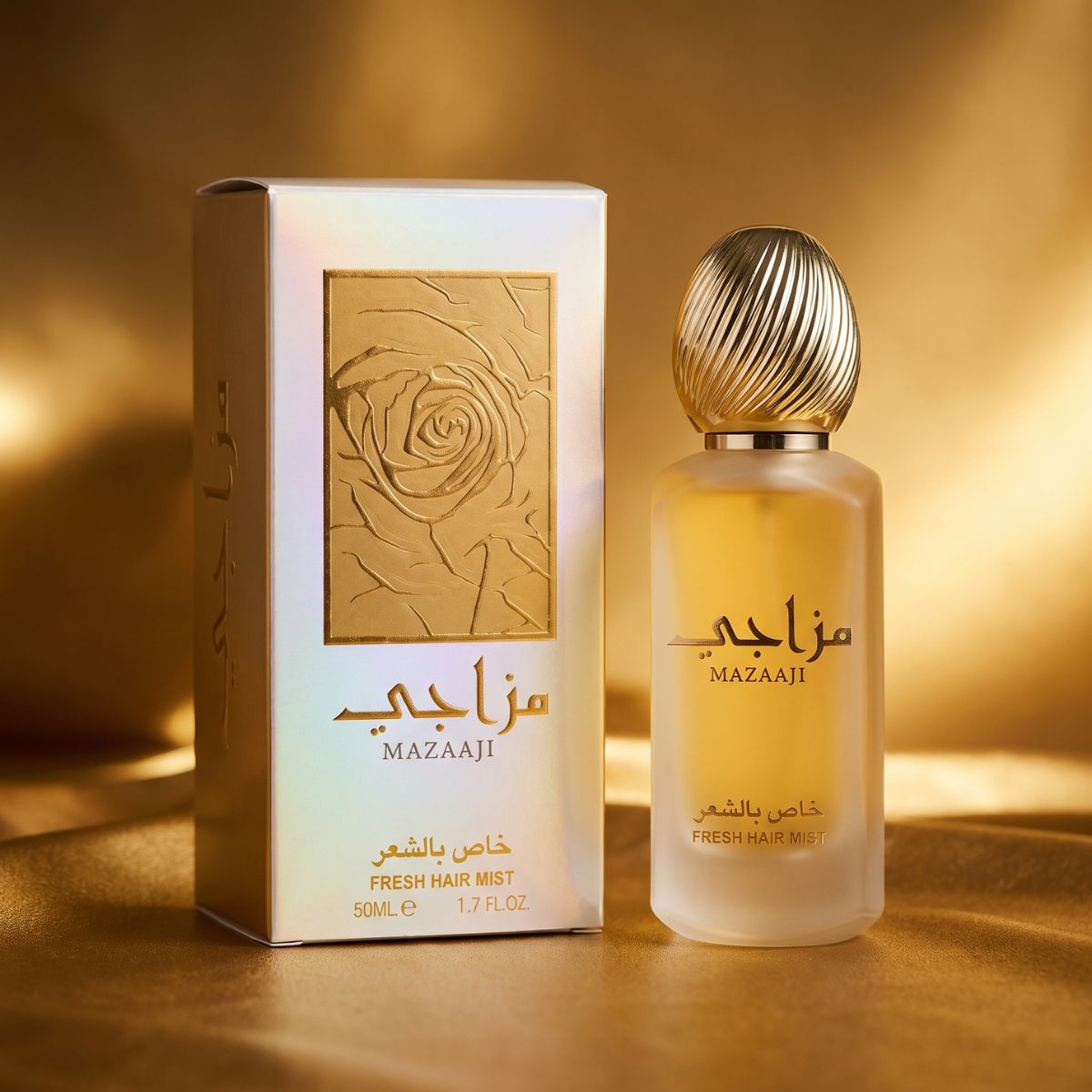 Mazaaji Fresh Lattafa Hair Mist Perfume Capilar e Corporal 50ml