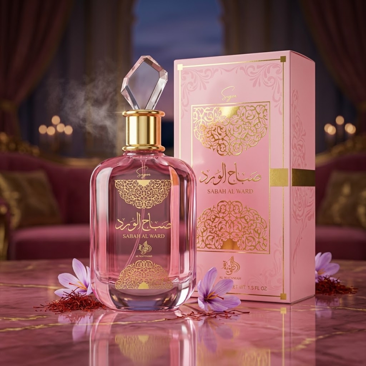 Perfume árabe sabah al ward sugar 100ml