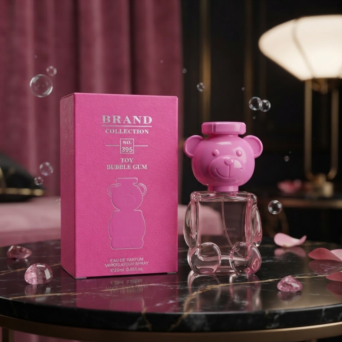 Perfume Miniatura Brand Collection Nº 395 Toy Bubble Gum Eau de Parfum 25ml feminino