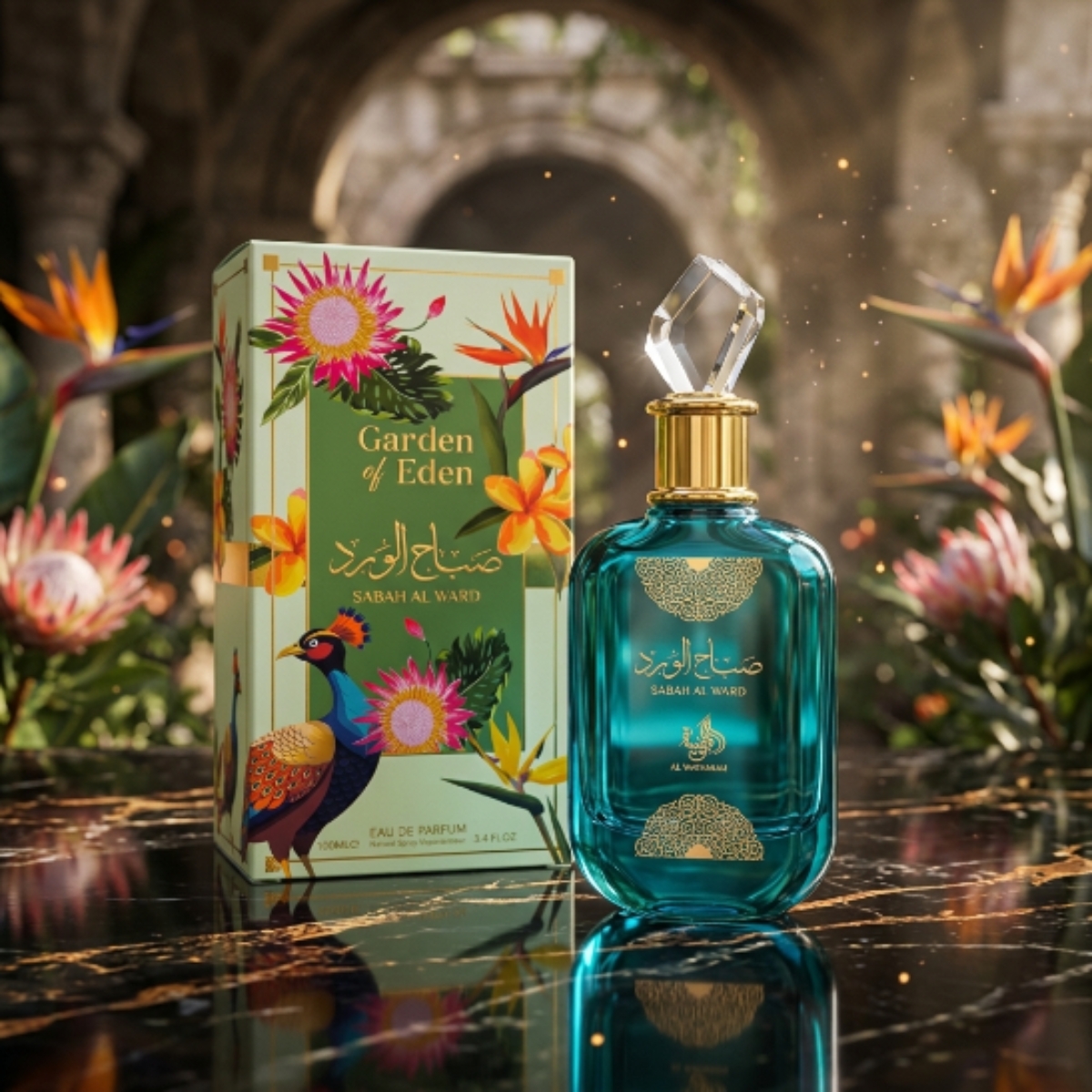 Perfume Sabah Al Ward Garden of Eden Al Wataniah Feminino EDP 100ml