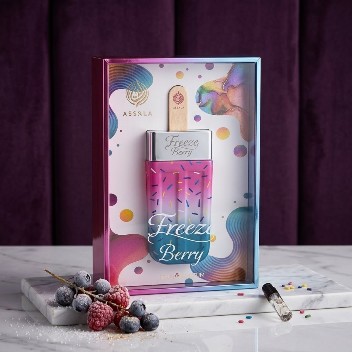 Perfume Freeze Berry da marca Assala - eau de parfum 85ml feminino