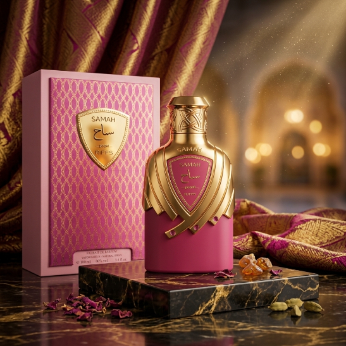 Perfume Samah Pearl Riiffs Feminino Extrait de Parfum 100ml