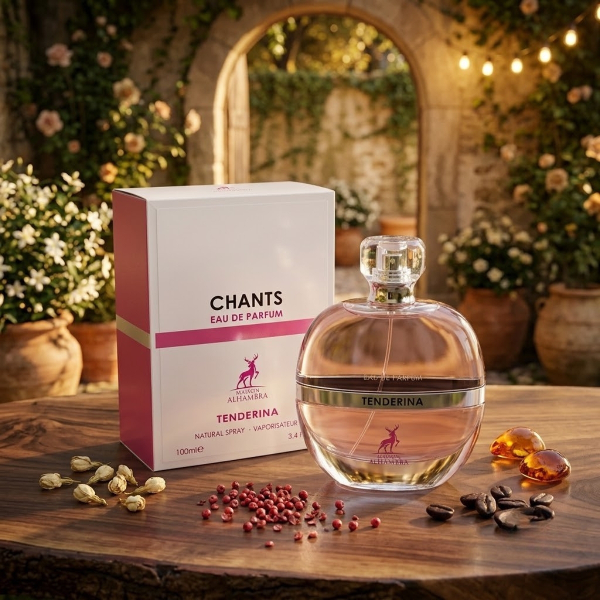 Chants Tenderina Maison Alhambra Eau de Parfum 100ml Perfume Feminino Luxuoso e Envolvente