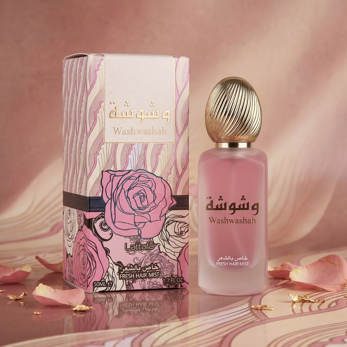 Washwashah Lattafa Fresh Hair Mist Perfume Capilar Feminino 50ml