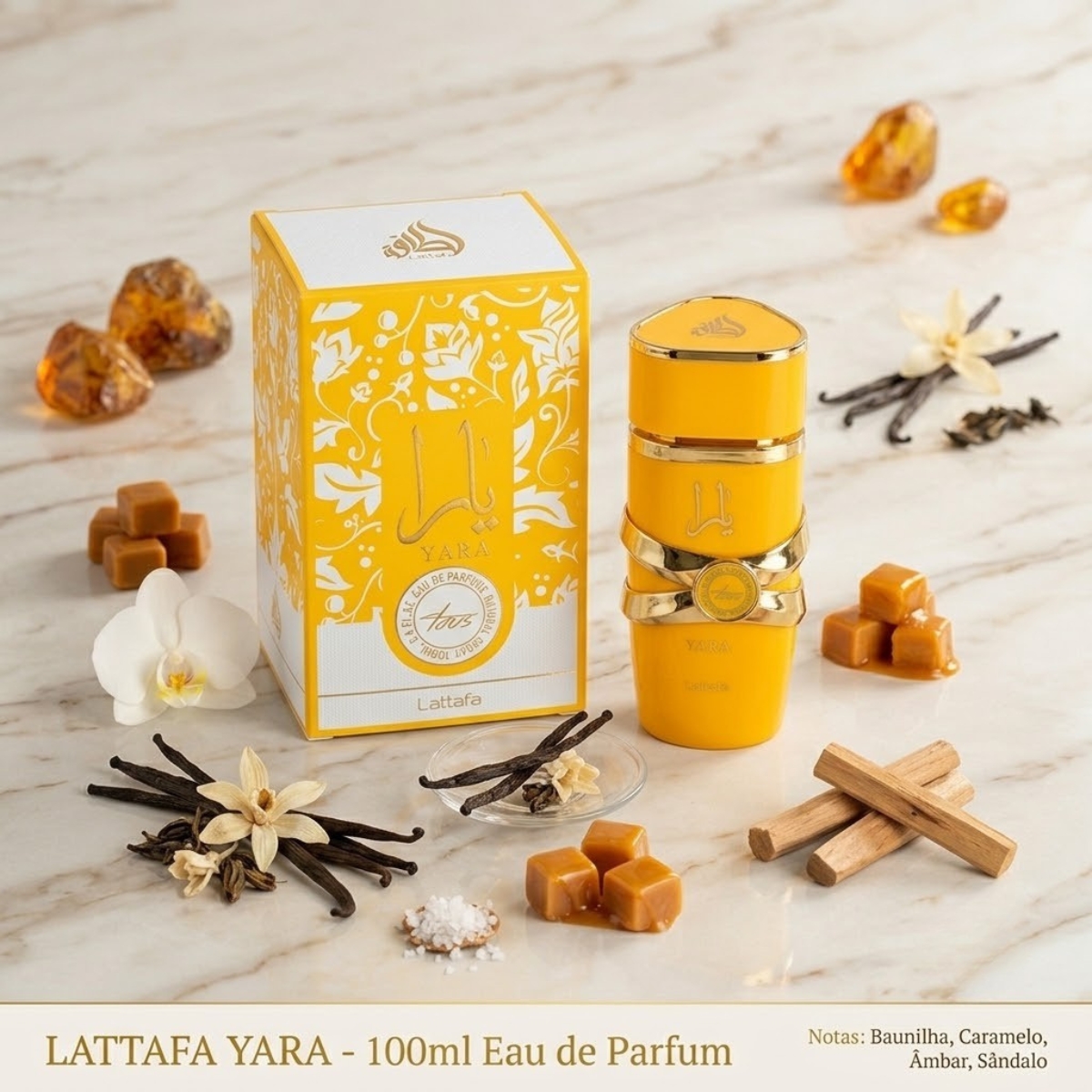 Perfume Árabe Yara Tous Lattafa 100ml EDP Importado Original
