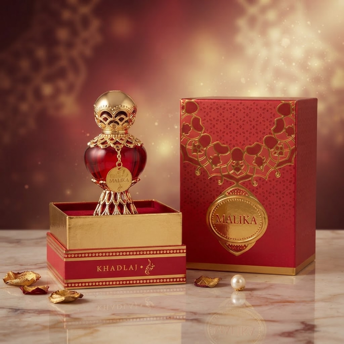 Óleo Malika Red 20ml A Essência da Realeza Árabe