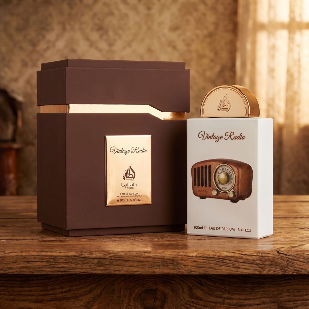 Perfume Vintage Radio Lattafa Unissex EDP 100ml