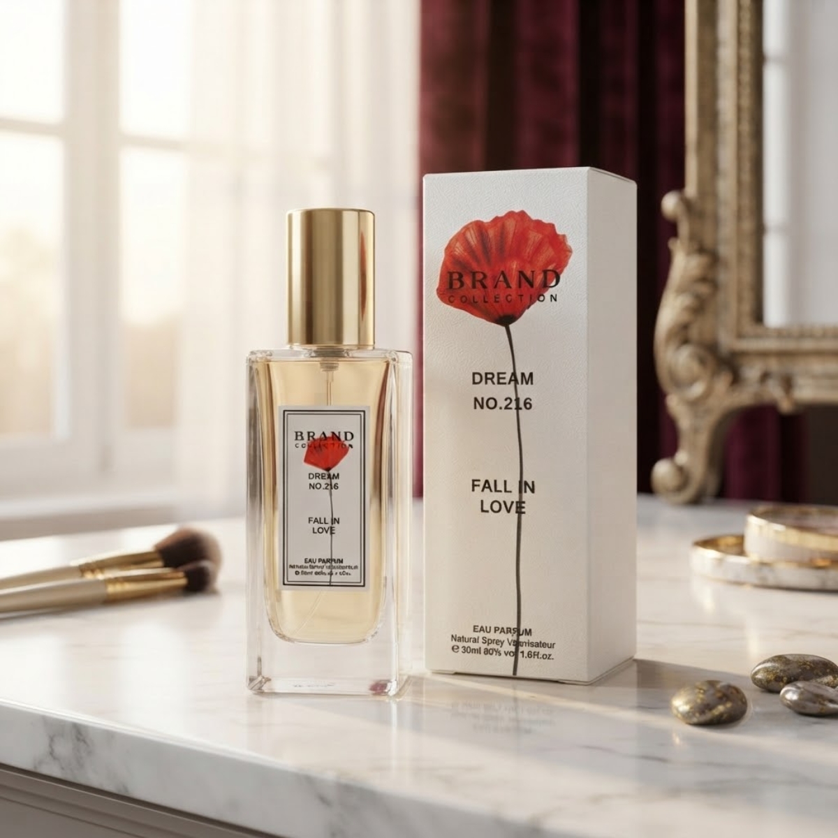 Perfume Miniatura Feminino Brand Collection 216 Fall In Love Eau de Parfum 30ml