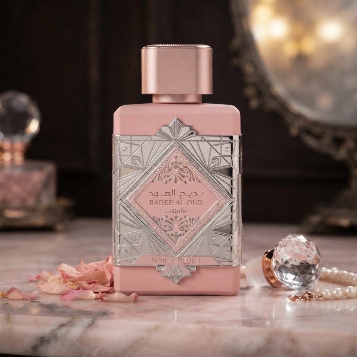 Perfume Lattafa Badee Al Oud Noble Blush Eau de Parfum 100ml Feminino