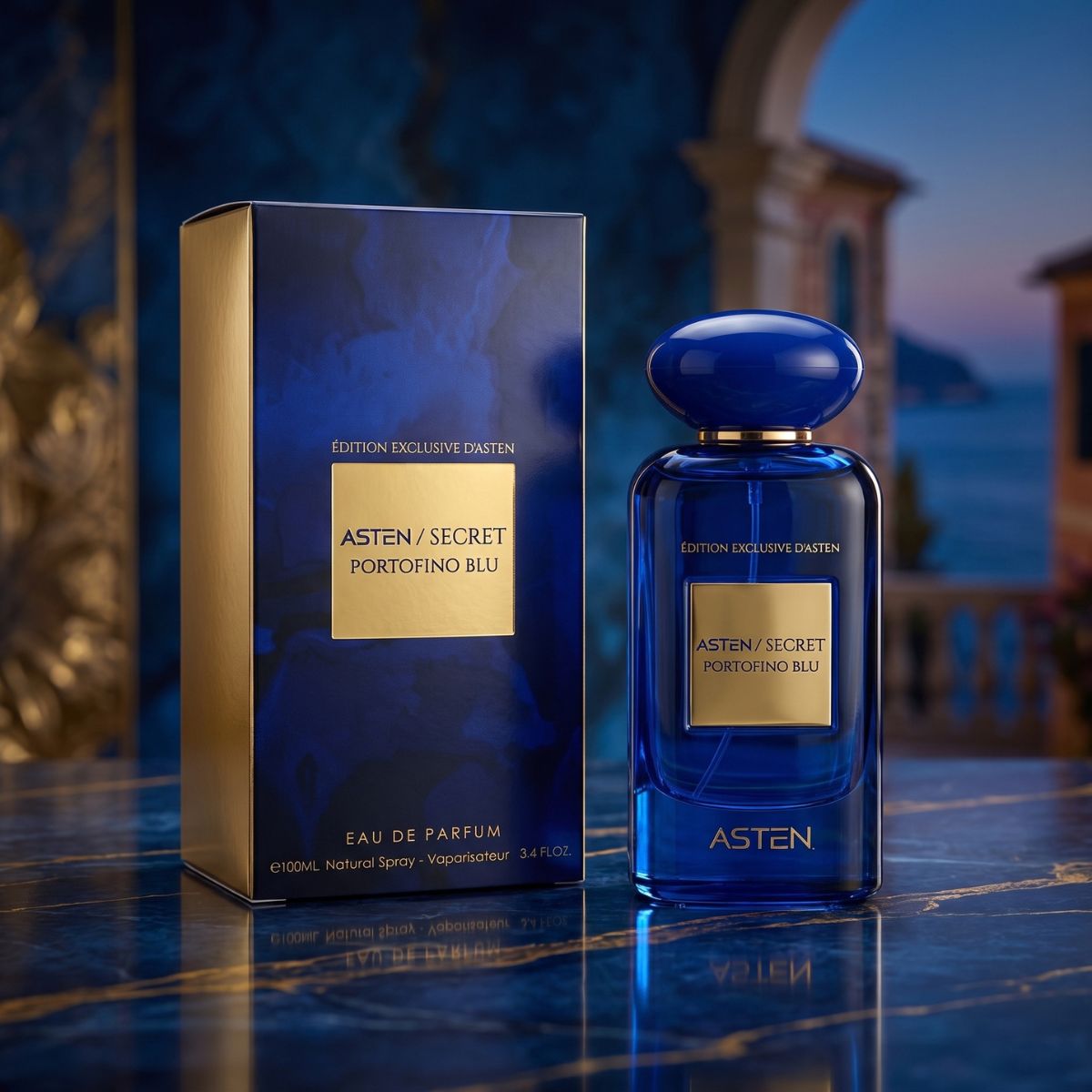 Perfume Asten Secret Portofino Blu Compartilhável EDP 100ml