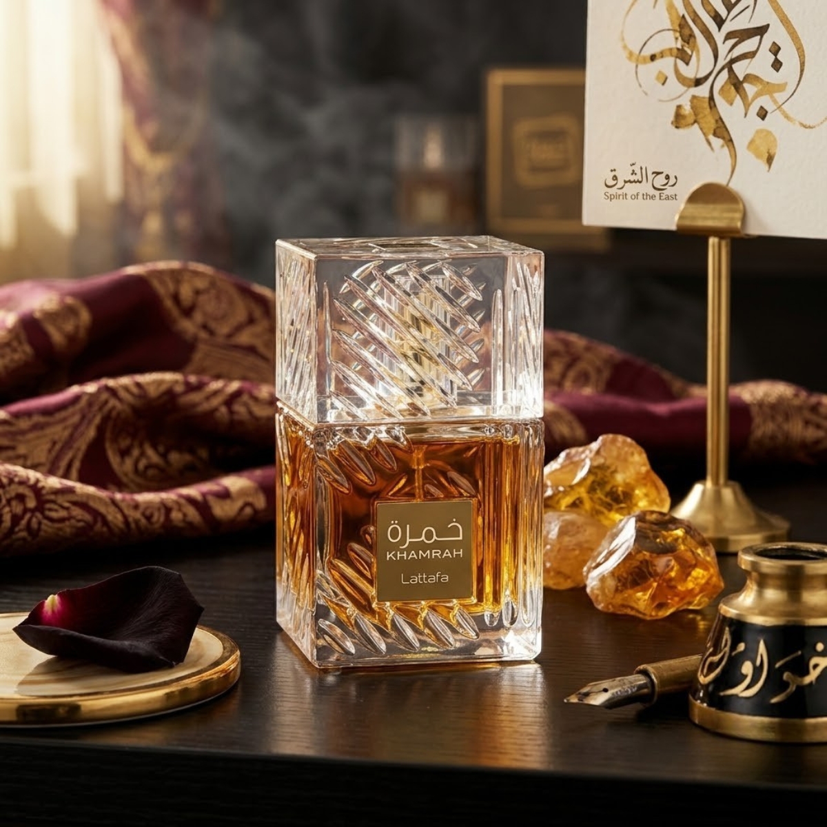 Perfume Khamrah Eau de Parfum 100ml  Fragrância Árabe Luxuosa