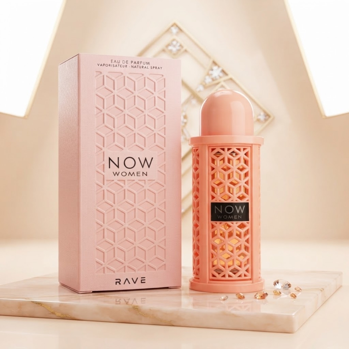 Perfume Árabe Now Women da marca Rave Eau de Parfum 100ml feminino
