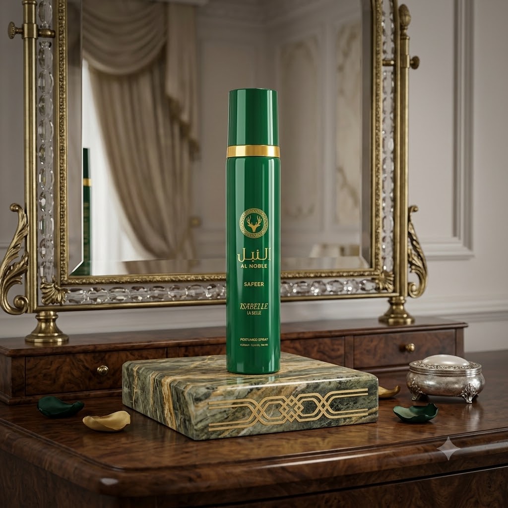 Body Splash Al Noble Safeer  A Essência Luxuosa da Elegância Árabe